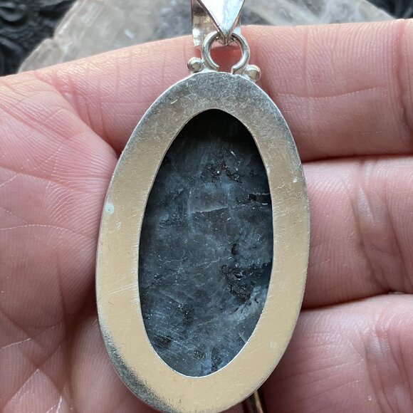 Larvikite Pendant Crystal Stone Jewelry - Picture 6 of 8
